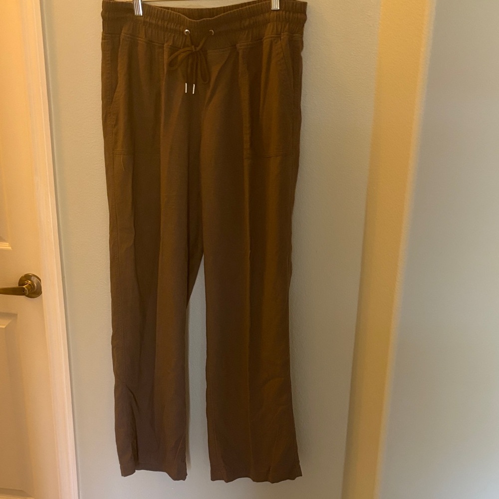 Women’s grayish-brown  Drawstring Casual Pants